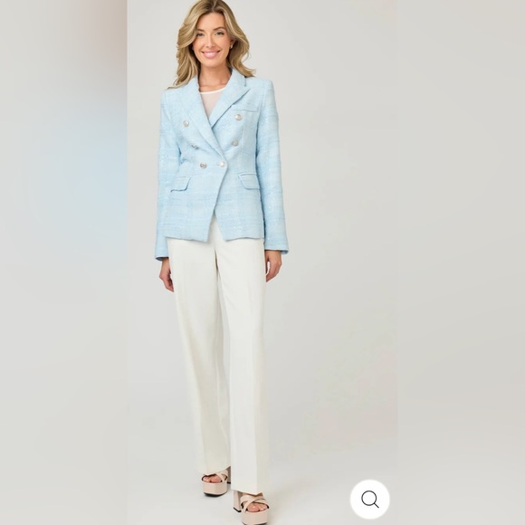 Femme de Carriere High Rise Wide Leg Pant. Size EU 30. US 0/XS. Off White. NWT. - Picture 5 of 11